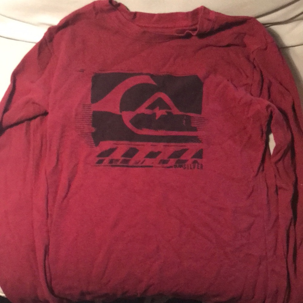 Quicksilver Red/Crimson Long Sleeve Thermal